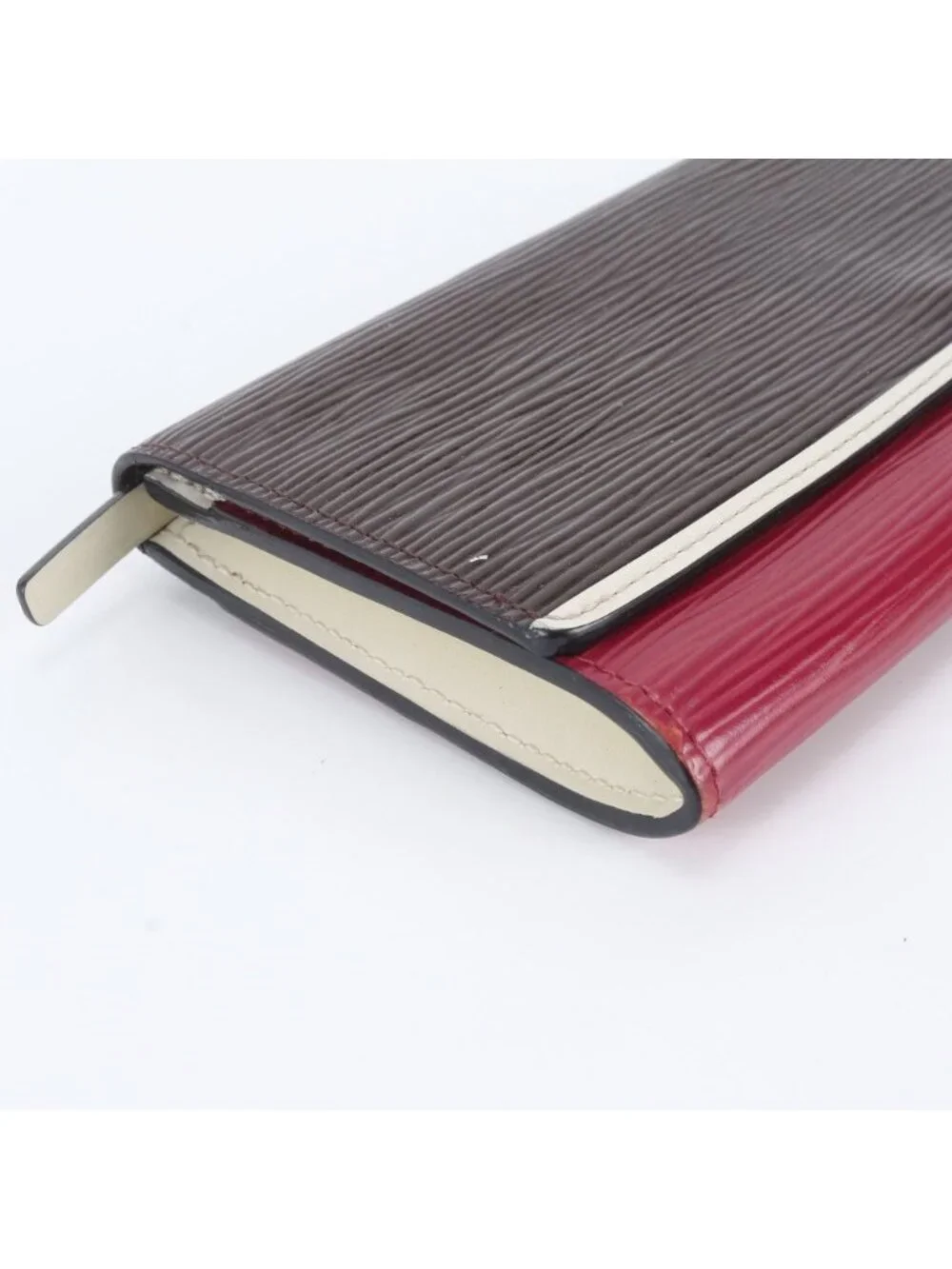 Louis Vuitton Epi Portefeuille Flor Leather Wallet Zip Around